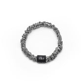 Silk Scrunchie S Size Grey