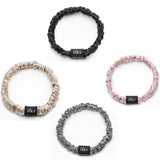 Silk Scrunchie S Size Beige