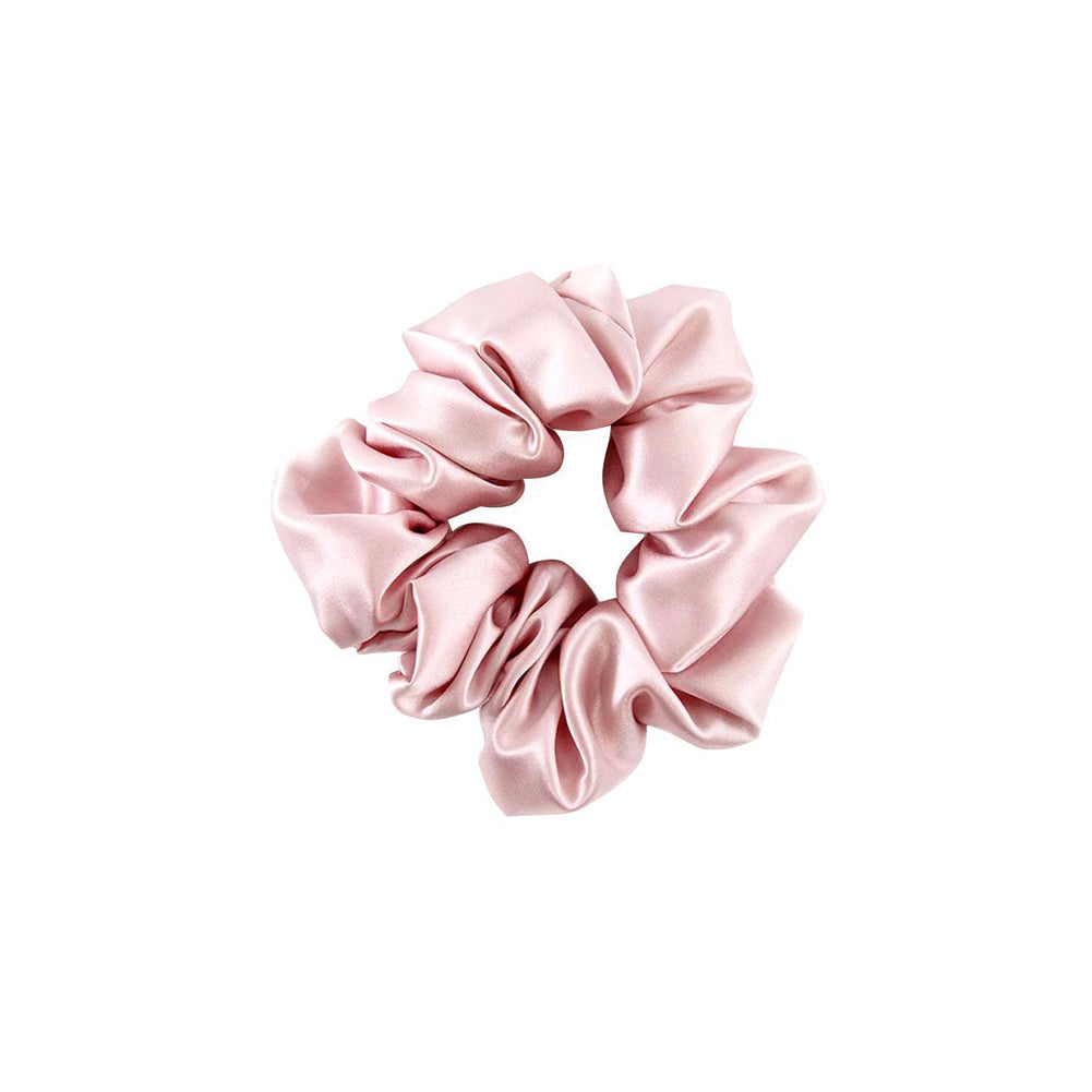 Silk Scrunchie L Size Pink