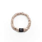 Silk Scrunchie S Size Beige