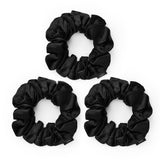 Pack of 3 Large Black Scrunchies