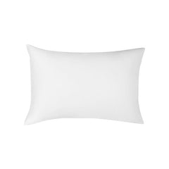 Pack of 2 white silk pillowcases