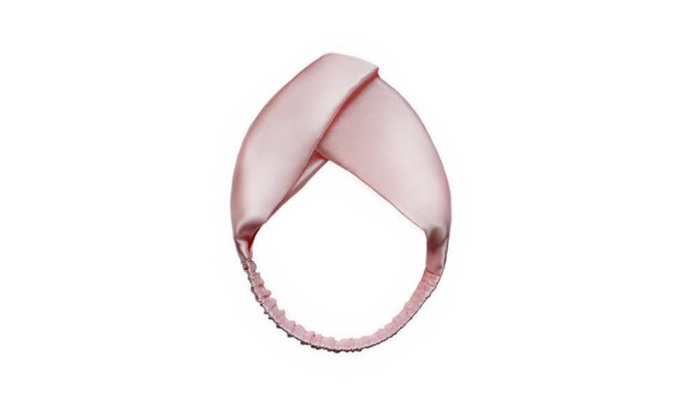 Silk Headband Pink